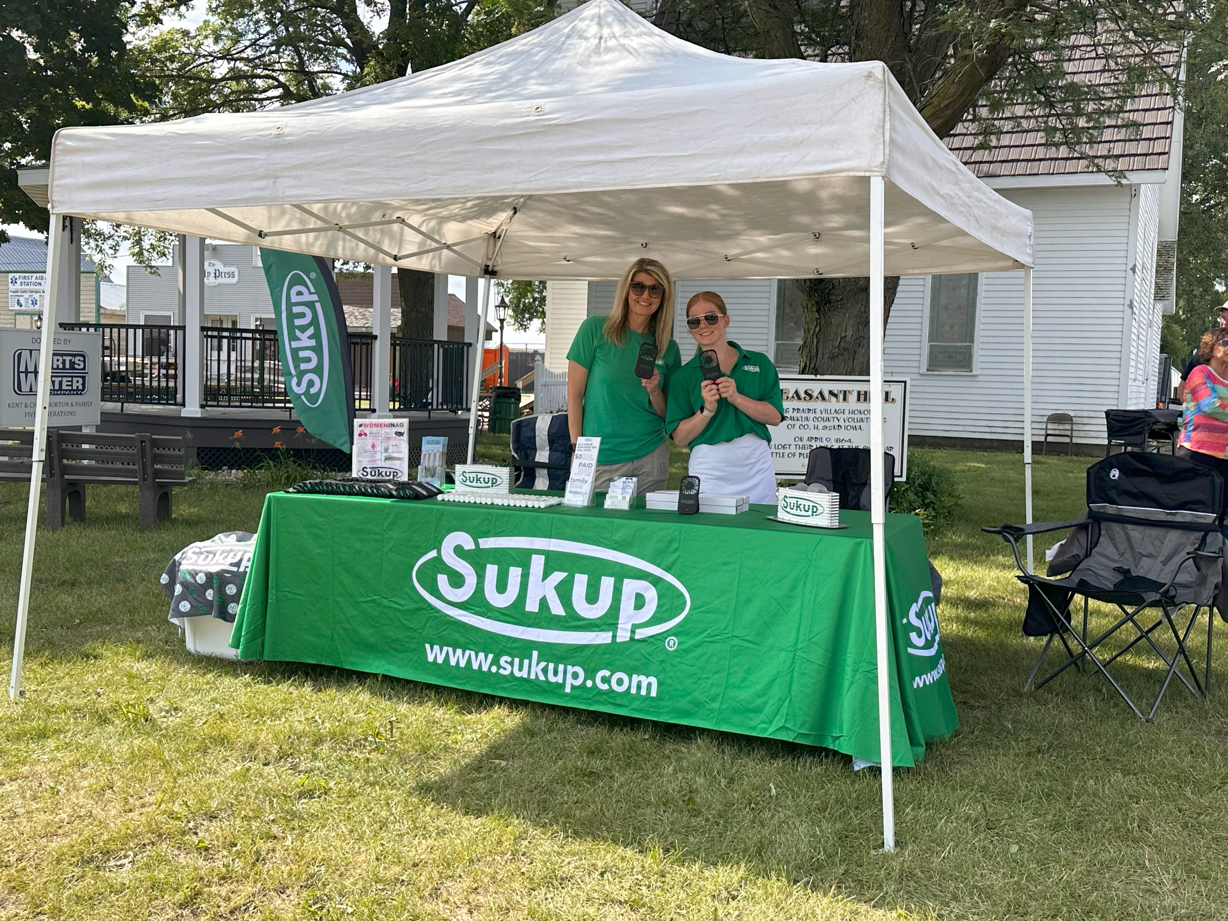 Sukup Manufacturing Co. at the Franklin County Fair in 2023.